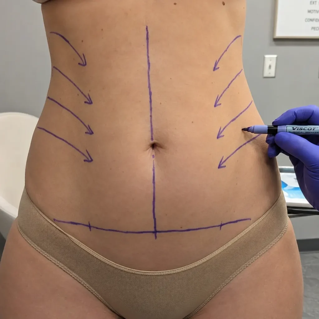Brazilian tummy tuck consultation at Kliniken Harrogate