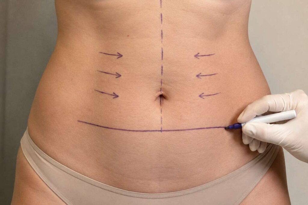 fleur-de-lis tummy tuck